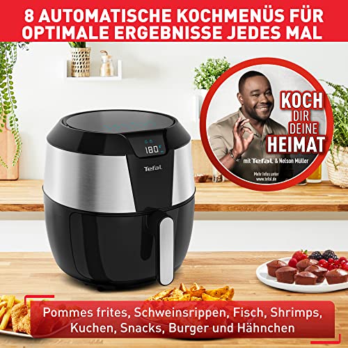 Tefal EY701D Easy Fry XXL Frytkownica Na Gorące Powietrze, 1850 W, 1,6 L, Czarny/Srebrny - obrazek 10