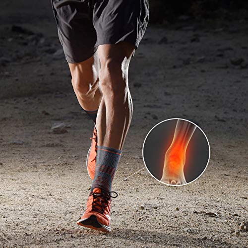 Awenia Bandaż na stopę, kostkę, ostrogi piętowe, do biegania, sportu, - obrazek 4