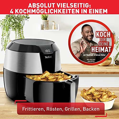 Tefal EY701D Easy Fry XXL Frytkownica Na Gorące Powietrze, 1850 W, 1,6 L, Czarny/Srebrny - obrazek 6
