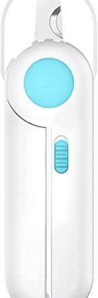 WENDISI Obcinacz do paznokci dla psów, kotów, 2 w 1, nożyce do pazurów i szlifierki do paznokci z pilnikiem do paznokci i odporna na pryskania, urządzenie ochronne dla psów, kotów, królików i innych zwierząt domowych (niebieski)