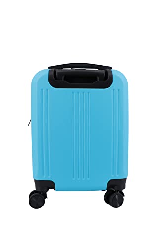 Spacewalker Ray Walizki kabinowe 16"/ 20" / Średnie 24"/ Duże 28" z ABS pochodzące z ekologicznego recyklingu, Niebieski niebo, 16" 45cm et 20" 55cm, M 65cm, L 75 cm, Kabina 16" 45 x 32 x 20 cm - obrazek 3