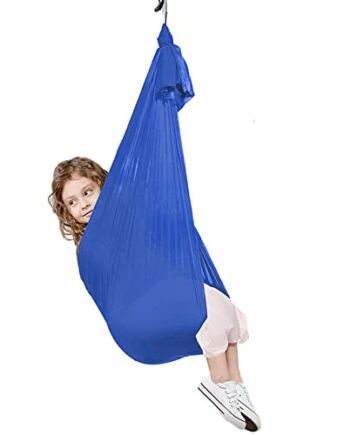 Huśtawka terapeutyczna dla dzieci, huśtawka wisząca dla dzieci, do użytku wewnątrz i na zewnątrz,