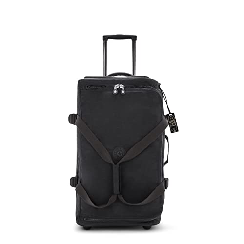Kipling TEAGAN M Duffle na średnich kołach, pionowy, Black Noir (Czarn