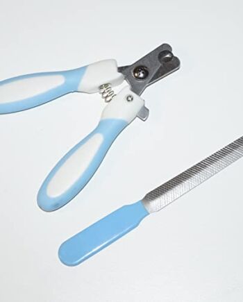 FestPreis Nożyce do pazurów, szczypce do pazurów, nożyczki do paznokci, dla psów, kotów, pazurów, niebieskie, M