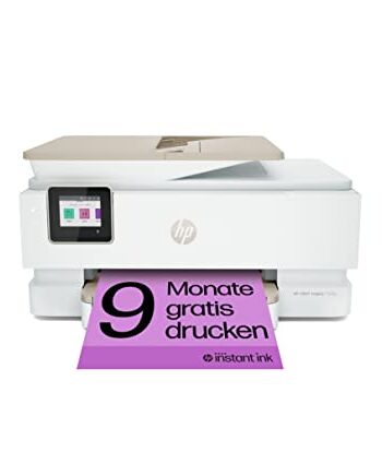 HP Envy Inspire 7920e Wielofunkcyjna drukarka atramentowa (HP+, drukowanie, skanowanie, kopiowanie, drukowanie zdjęć, ADF, DIN A4, 4 kolory, CMYK, WLAN, Airprint), Biała