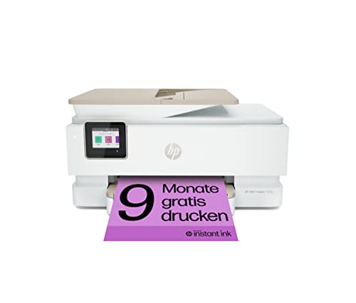 HP Envy Inspire 7920e Wielofunkcyjna drukarka atramentowa (HP+, drukowanie, skanowanie, kopiowanie, drukowanie zdjęć, ADF, DIN A4, 4 kolory, CMYK, WLAN, Airprint), Biała