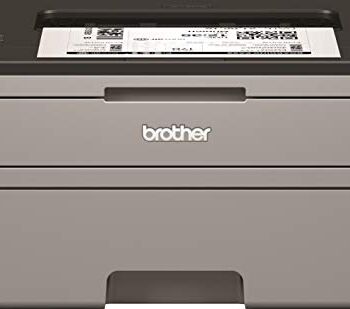 Brother HL-L2310D drukarka laserowa mono - pojedyncza funkcja, USB 2.0, drukowanie dwustronne, 30PPM, drukarka A4, mała drukarka biurowa/domowa biurowa, jasnoszara/czarna