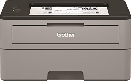 Brother HL-L2310D drukarka laserowa mono - pojedyncza funkcja, USB 2.0, drukowanie dwustronne, 30PPM, drukarka A4, mała drukarka biurowa/domowa biurowa, jasnoszara/czarna