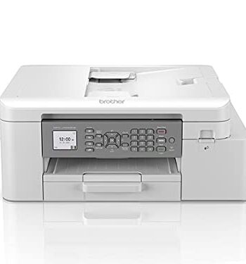 Brother MFC-J4340DW 4 w 1 kolorowe urządzenie wielofunkcyjne (drukarka, skaner, kopiarka, faks), kolor biały, 150 arkuszy kasety papierowej