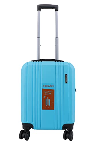 Spacewalker Ray Walizki kabinowe 16"/ 20" / Średnie 24"/ Duże 28" z ABS pochodzące z ekologicznego recyklingu, Niebieski niebo, 16" 45cm et 20" 55cm, M 65cm, L 75 cm, Kabina 16" 45 x 32 x 20 cm