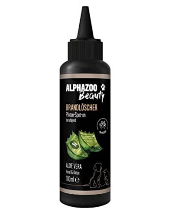 alphazoo Gaśnica 100ml Psy i koty Pielęgnacja łap, naturalna Ochrona łap popękanych i suchych łap, intensywna pielęgnacja, przy złej pogodzie lub suchej i łuszczącej się skórze