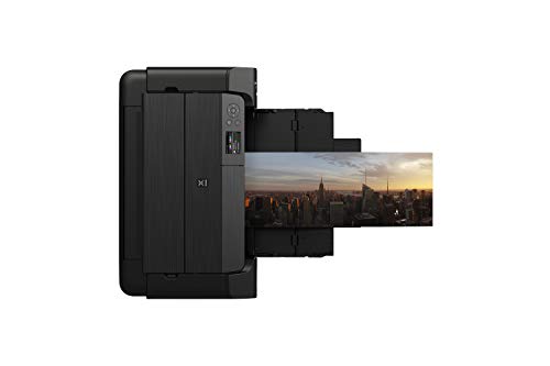 Canon PIXMA PRO-200 kolorowa drukarka atramentowa, drukarka fotograficzna DIN A3+ (druk na wysoki połysk, WLAN, USB 2.0, WiFi, LAN, aplikacja Print App, kolorowy wyświetlacz LCD 7,5 cm, 4800 x 2400 DPI, 8 oddzielnych drukarek), szara - obrazek 2