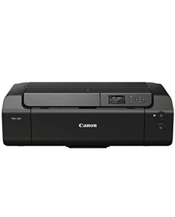 Canon PIXMA PRO-200 kolorowa drukarka atramentowa, drukarka fotograficzna DIN A3+ (druk na wysoki połysk, WLAN, USB 2.0, WiFi, LAN, aplikacja Print App, kolorowy wyświetlacz LCD 7,5 cm, 4800 x 2400 DPI, 8 oddzielnych drukarek), szara