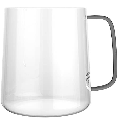 amapodo Zestaw szklanek – 3 x szklane filiżanki do gorących napojów – espresso kawa herbata – kolorowe szklanki do herbaty z uchem – prezenty dla kobiet – filiżanki do espresso 350 ml – szklanki do kawy – szklane filiżanki do kawy - obrazek 4