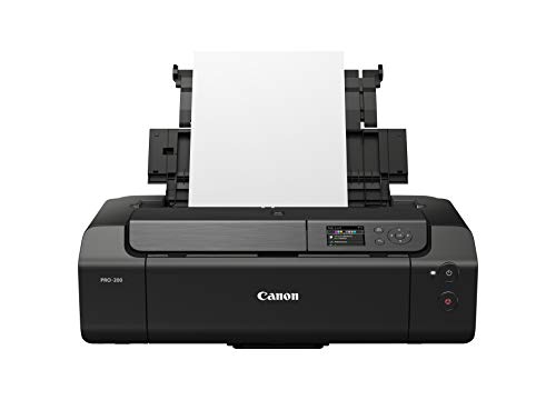 Canon PIXMA PRO-200 kolorowa drukarka atramentowa, drukarka fotograficzna DIN A3+ (druk na wysoki połysk, WLAN, USB 2.0, WiFi, LAN, aplikacja Print App, kolorowy wyświetlacz LCD 7,5 cm, 4800 x 2400 DPI, 8 oddzielnych drukarek), szara - obrazek 10