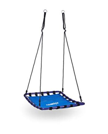 Relaxdays Kwadratowa huśtawka do użytku na zewnątrz, maksymalna waga u