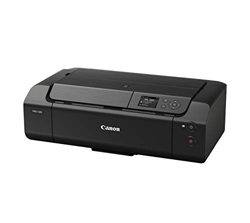 Canon PIXMA PRO-200 kolorowa drukarka atramentowa, drukarka fotograficzna DIN A3+ (druk na wysoki połysk, WLAN, USB 2.0, WiFi, LAN, aplikacja Print App, kolorowy wyświetlacz LCD 7,5 cm, 4800 x 2400 DPI, 8 oddzielnych drukarek), szara - obrazek 5