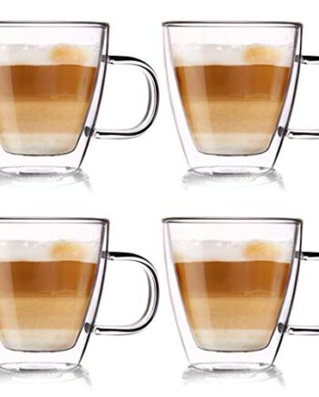 ORION GROUP Termo 4 sztuki szklanek do kawy szklanki do herbaty szklan