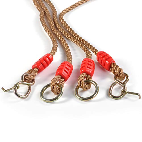 2 sztuki regulowanych linek do huśtawek, przedłużenie huśtawki na świeżym powietrzu, 1,8 m linka przedłużająca, jedna para, 2 linki Pe-linki, idealna do hamaków, krzeseł bujanych - obrazek 7