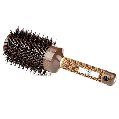 H&S Okrągła szczotka do włosów dmuchanie suszenie włosie dzika 53 mm duża okrągła beczka nano technologia ceramiczna jonowa szczotka do włosów - obrazek 6