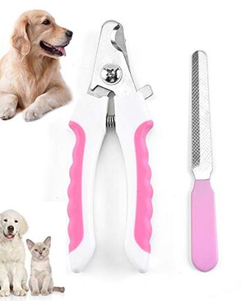 YUEMING obcinacz do pazurów zwierząt domowych, obcinacz do pazurów psów i trymer z pilnikiem do paznokci, zestaw do strzyżenia nożyczek, narzędzia do pielęgnacji pazurów zwierząt, dla małych zwierząt psów kotów