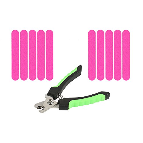 AMATHINGS Nożyce do pazurów z miękkim uchwytem, szczypce do pazurów, p - obrazek 3