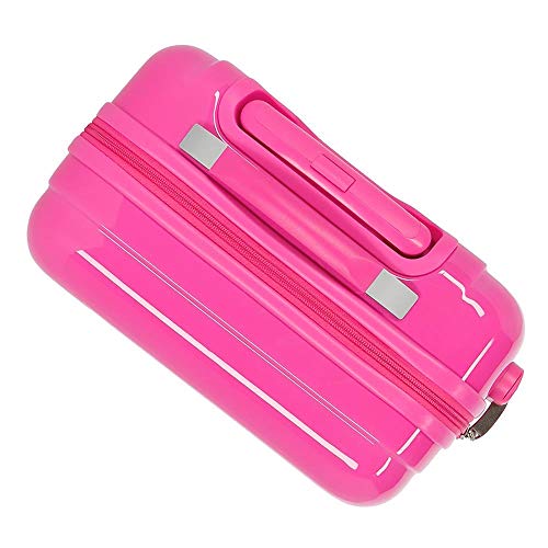 Paw Patrol Paw Patrol Playful walizka dziecięca sztywny ABS zamek szyfrowy z boku, Rosa, 38x55x20 cm, walizka kabinowa - obrazek 4