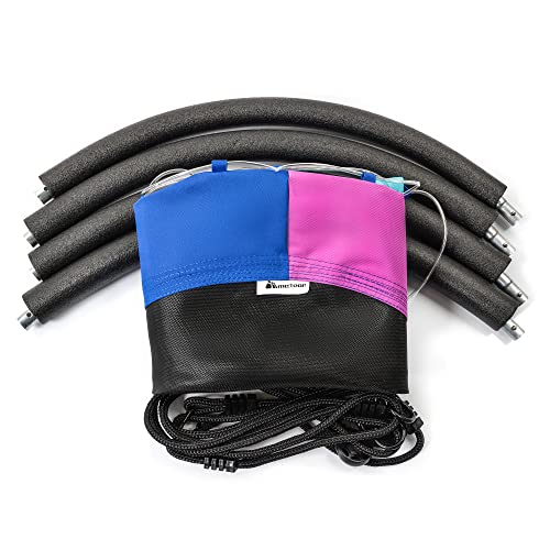 Huśtawka Bocianie Gniazdo Hamak Fotel Wiszący Okrągła Z Siatką Zabawka Dla Dzieci Do Siedzenia Na Zewnątrz Huśtawki Do Wnętrz 150 kg Regulowana Do Powieszenie Na Drzewie Dla Chłopców Dziewczynek - obrazek 3