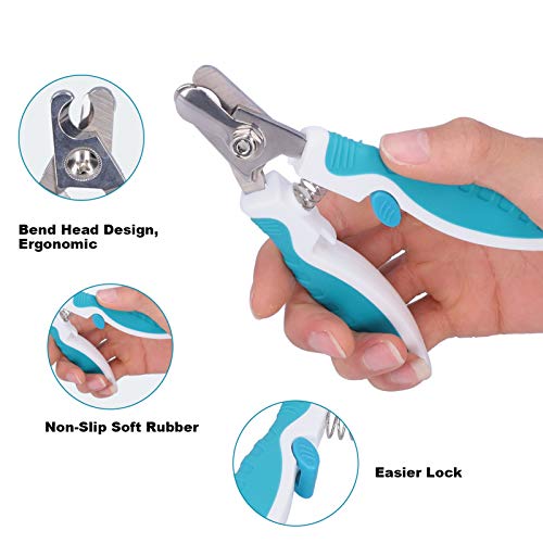 Obcinacze do paznokci dla zwierząt domowych, pilnik do obcinania paznokci, antypoślizgowy Przyjazny dla użytkownika Wygodny dla psa - obrazek 3