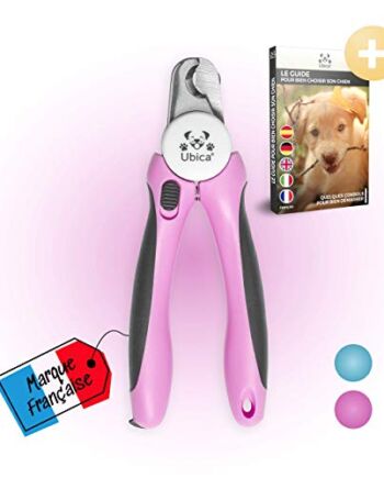 Ubica® Pies Pies Paznokcie - Szczypce do cięcia Paznokci z Pilnikiem - Akcesoria Kot - Pies Paznokci z blokadą bezpieczeństwa i E-Book OFFERTS Różowe