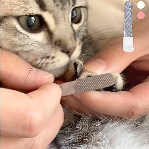 CINY Obcinacz do Paznokci dla Psa i Kota z Lampką LED, z pilnikami do paznokci dla małych psów Koty Ptaki Królik Świnka morska, Nożyczki do paznokci Zwierząt Pazury Obcinacz do paznokci, różowy - obrazek 5