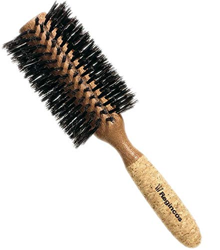 Regincos 20529 szczotka do włosów z korkiem z 16 rzędami 29/80 mm, brązowa - obrazek 3