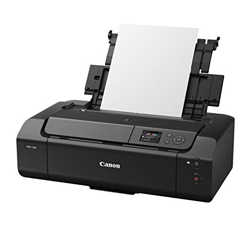 Canon PIXMA PRO-200 kolorowa drukarka atramentowa, drukarka fotograficzna DIN A3+ (druk na wysoki połysk, WLAN, USB 2.0, WiFi, LAN, aplikacja Print App, kolorowy wyświetlacz LCD 7,5 cm, 4800 x 2400 DPI, 8 oddzielnych drukarek), szara - obrazek 3