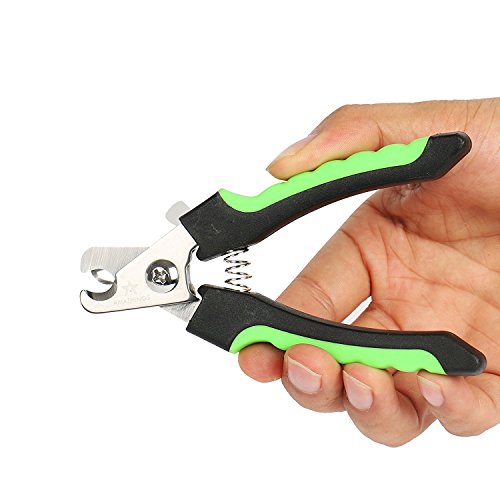 AMATHINGS Nożyce do pazurów z miękkim uchwytem, szczypce do pazurów, p