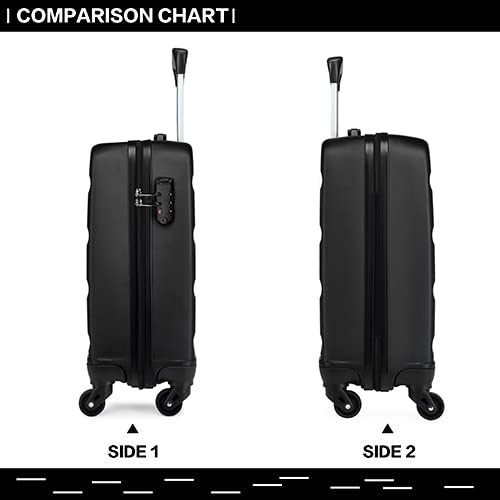 Kono 19" walizka kabinowa carry-on, trwała i lekka, walizka ABS hardsh - obrazek 4