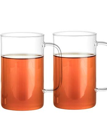 GAIWAN PURE550S: Kubek do herbaty z sitkiem i pokrywką, szklanka do he