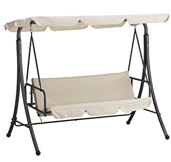 Kąpiel łóżko Bali Malowana stalowa tkanina poliestrowa 180 g/m² Kolor beżowy.