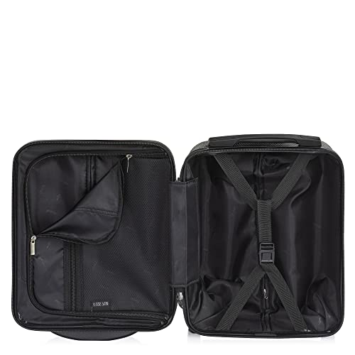 OCHNIK Walizka kabinowa | Twarda walizka | Materiał: PC | Kolor: Czarny | Wymiary: 40 x 30 x 20 cm | Pojemność: 18 litrów | Wysoka jakość - obrazek 2