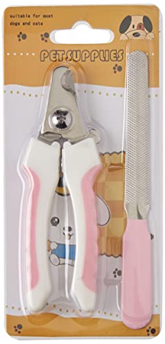 Local Makes A Comeback nożyczki do paznokci, dla zwierząt domowych, dla psów, różowe, 1 sztuka