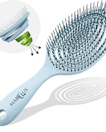 marQus Bio szczotka do włosów bez plątania, z podwójną sprężyną spiral
