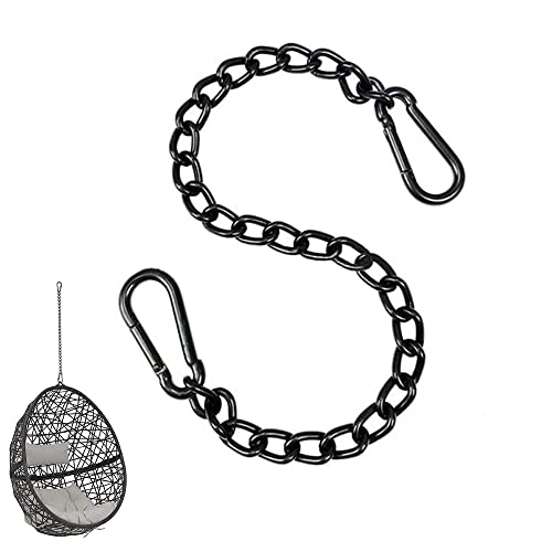 Qweri Łańcuszek na fotel wiszący, łańcuszek przedłużający z karabińczykiem, łańcuszek przedłużający do foteli wiszących, hamaków, worków z piaskiem, do jogi, studia fitness