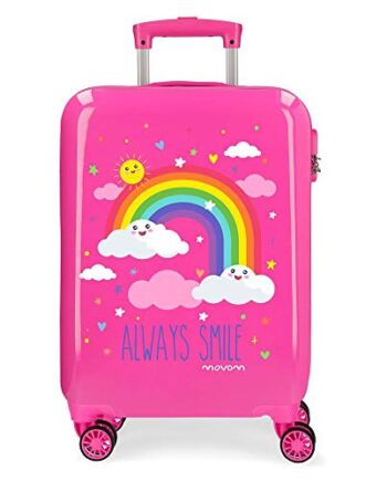 MOVOM Tęczowa walizka Always Smile