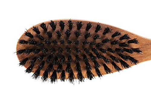 REMOS szczotka do włosów ze 100% włosia dzika z drewna gruszy z szerok - obrazek 4