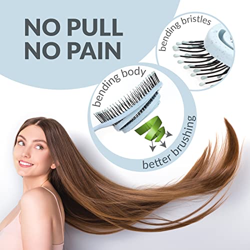 marQus Bio szczotka do włosów bez plątania, z podwójną sprężyną spiral - obrazek 5