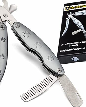 Przyjaciel psa nożyce do pazurów dla psów z pilnikiem do paznokci i gr