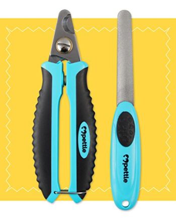 PPG-110 Nożyce i Pilnik ze Stali Nierdzewnej do Pazurów dla Psów, L, W