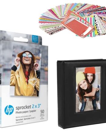 HP Zębatka 5x7,6 cm Premium Zink Sticky Back Papier fotograficzny (50