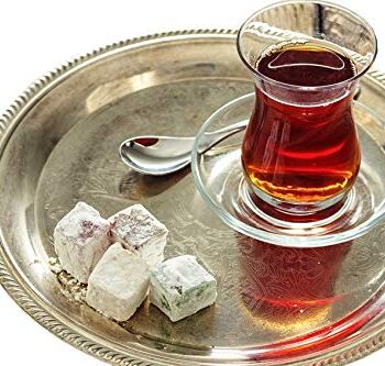 Topkapi - 18-częściowy turecki zestaw do herbaty Ajda-Sultan, 6 szklan