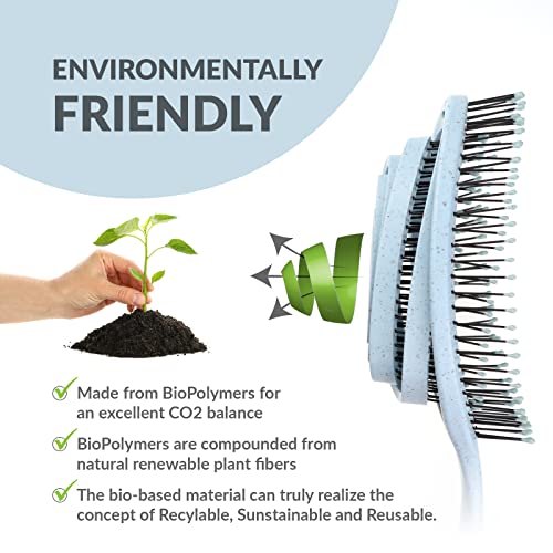 marQus Bio szczotka do włosów bez plątania, z podwójną sprężyną spiral - obrazek 2