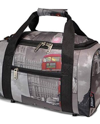 5 Cities Nowy Lato 2023 Ryanair 40x20x25 Holdall Torba Pod Siedzenie, Kabinowa, Podróżna Torba Lotnicza, Zabierz Torbę O Maksymalnym Dopuszczalnym Rozmiarze Na Pokład 2 Anni Di Garanzia (Miasta)